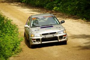 Madelyn Tabor / Sophia McKee Subaru Impreza 2.5RS on SS9, Height o' Land I.