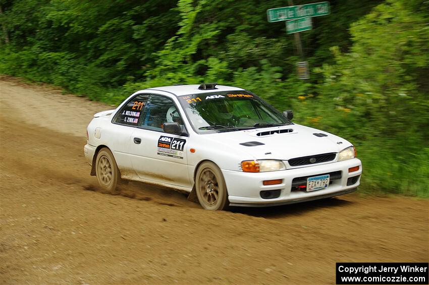 Jack Nelson / Isaac Zink Subaru Impreza on SS9, Height o' Land I.