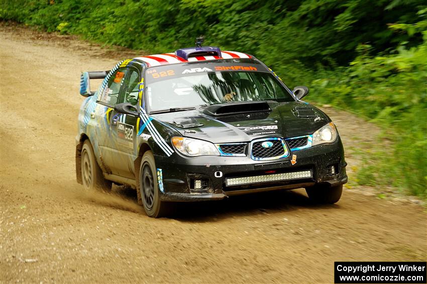 Matt James / Jackie James Subaru Impreza on SS9, Height o' Land I.