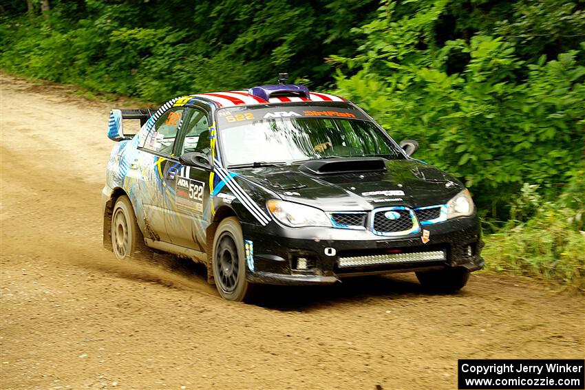 Matt James / Jackie James Subaru Impreza on SS9, Height o' Land I.