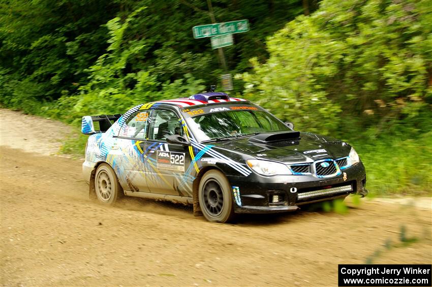 Matt James / Jackie James Subaru Impreza on SS9, Height o' Land I.