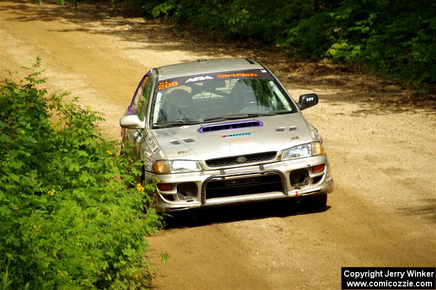 Madelyn Tabor / Sophia McKee Subaru Impreza 2.5RS on SS9, Height o' Land I.