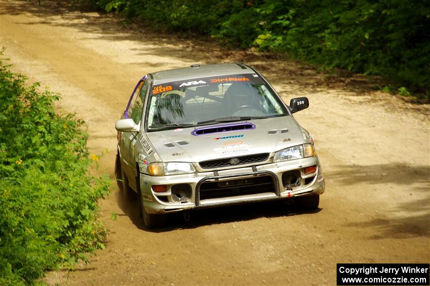 Madelyn Tabor / Sophia McKee Subaru Impreza 2.5RS on SS9, Height o' Land I.