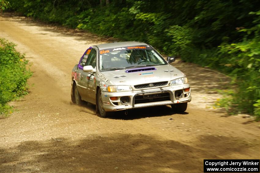 Madelyn Tabor / Sophia McKee Subaru Impreza 2.5RS on SS9, Height o' Land I.