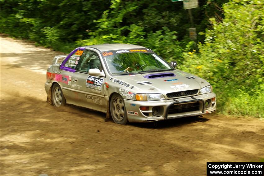 Madelyn Tabor / Sophia McKee Subaru Impreza 2.5RS on SS9, Height o' Land I.