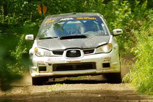 Mark Tabor / Kathryn Hansen Subaru WRX STi on SS11, Anchor Hill NB.