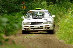 Jordon Haberer / Drew Staples Subaru Impreza on SS11, Anchor Hill NB.