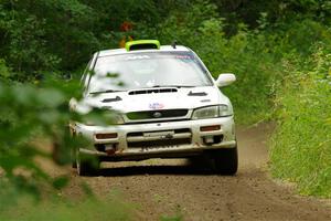 Jordon Haberer / Drew Staples Subaru Impreza on SS11, Anchor Hill NB.