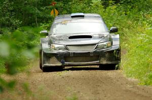 Daryl Bergen / Calvin Bergen Subaru WRX STi on SS11, Anchor Hill NB.