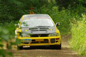 Steve Gingras / Katie Gingras Subaru Impreza on SS11, Anchor Hill NB.