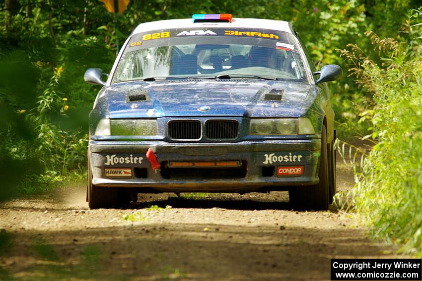 Ryan George / Heather Stieber-George BMW M3 on SS11, Anchor Hill NB.