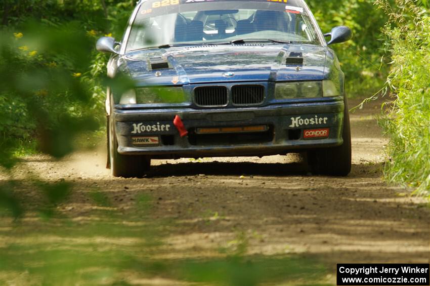 Ryan George / Heather Stieber-George BMW M3 on SS11, Anchor Hill NB.