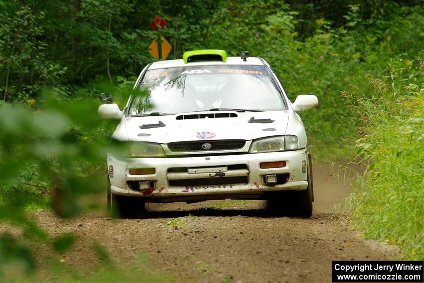 Jordon Haberer / Drew Staples Subaru Impreza on SS11, Anchor Hill NB.