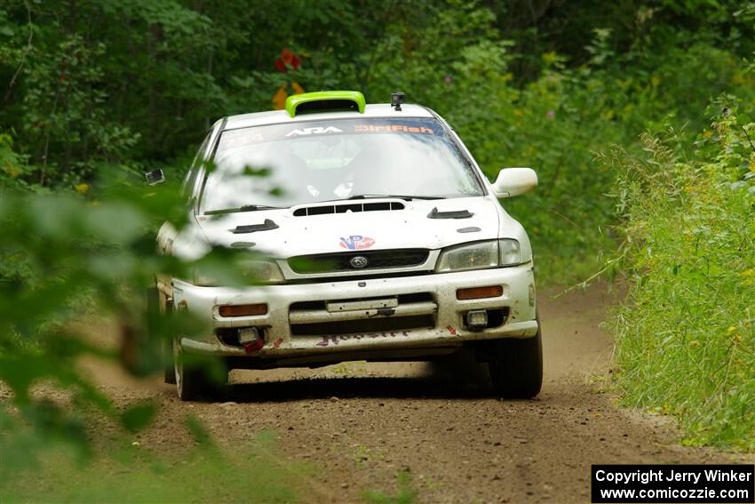 Jordon Haberer / Drew Staples Subaru Impreza on SS11, Anchor Hill NB.