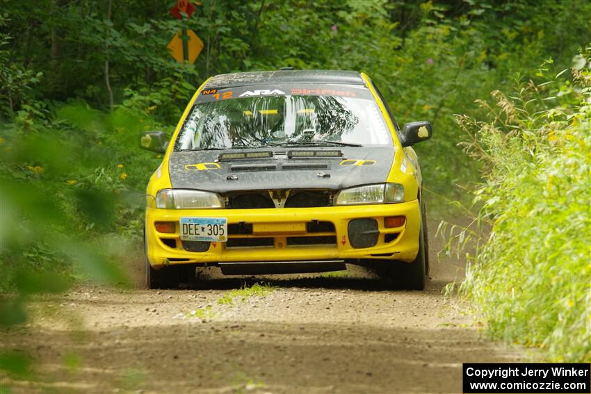 Steve Gingras / Katie Gingras Subaru Impreza on SS11, Anchor Hill NB.