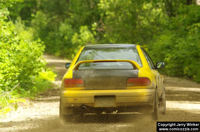 Steve Gingras / Katie Gingras Subaru Impreza on SS11, Anchor Hill NB.