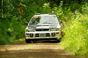 Aidan Hicks / John Hicks Subaru Impreza Wagon on SS11, Anchor Hill NB.