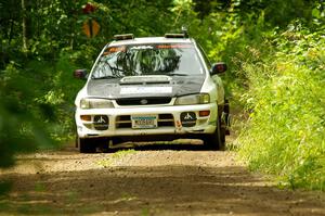 Aidan Hicks / John Hicks Subaru Impreza Wagon on SS11, Anchor Hill NB.