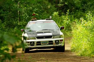 Aidan Hicks / John Hicks Subaru Impreza Wagon on SS11, Anchor Hill NB.