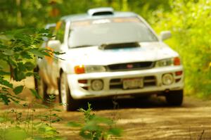 Tyler Matalas / Dustin Sharkozy Subaru Impreza LX on SS11, Anchor Hill NB.