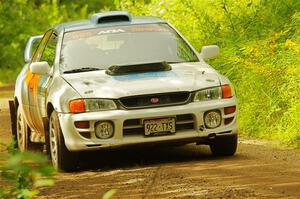 Tyler Matalas / Dustin Sharkozy Subaru Impreza LX on SS11, Anchor Hill NB.