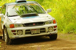 Tyler Matalas / Dustin Sharkozy Subaru Impreza LX on SS11, Anchor Hill NB.