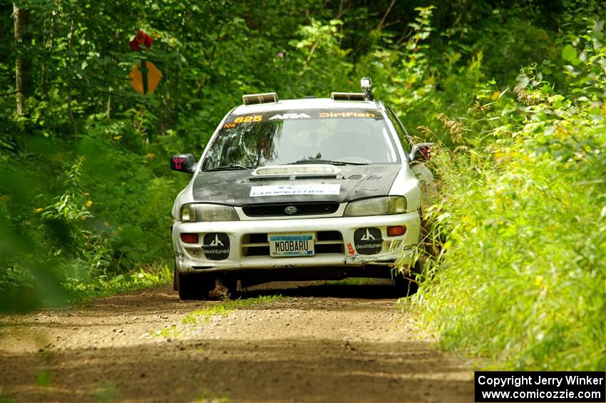 Aidan Hicks / John Hicks Subaru Impreza Wagon on SS11, Anchor Hill NB.