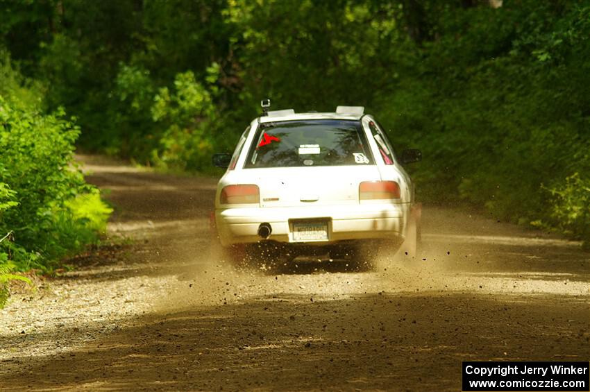 Aidan Hicks / John Hicks Subaru Impreza Wagon on SS11, Anchor Hill NB.