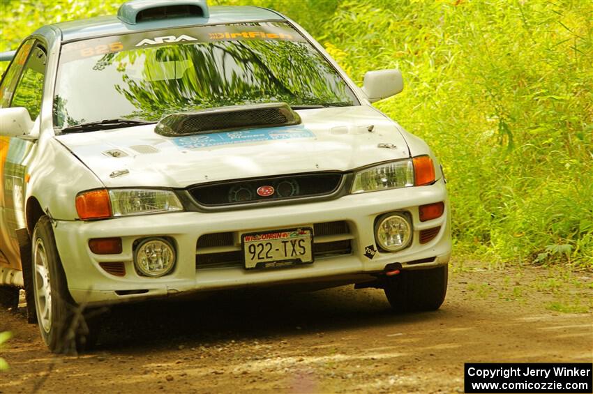 Tyler Matalas / Dustin Sharkozy Subaru Impreza LX on SS11, Anchor Hill NB.