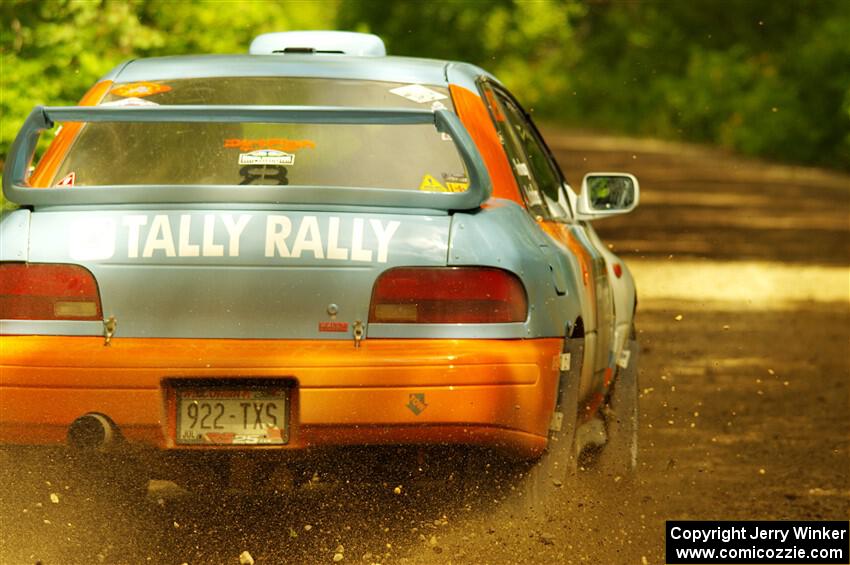 Tyler Matalas / Dustin Sharkozy Subaru Impreza LX on SS11, Anchor Hill NB.