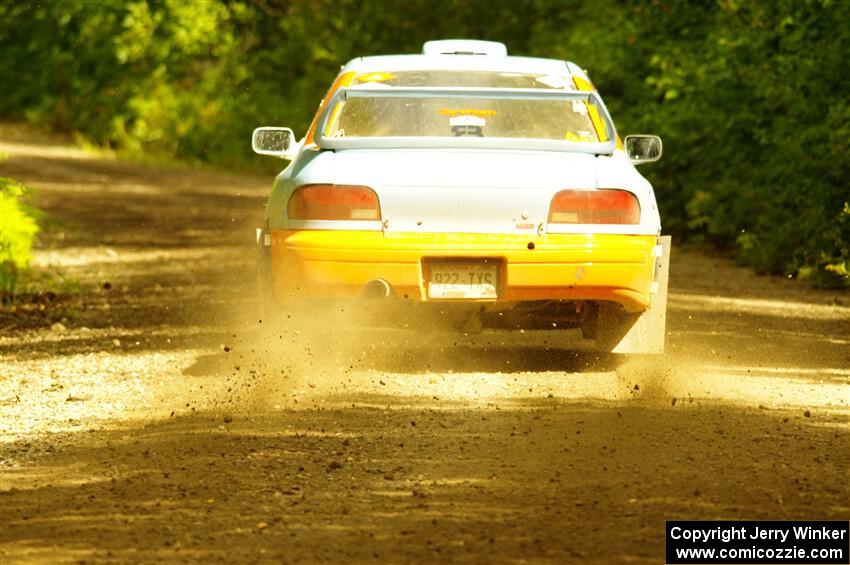 Tyler Matalas / Dustin Sharkozy Subaru Impreza LX on SS11, Anchor Hill NB.