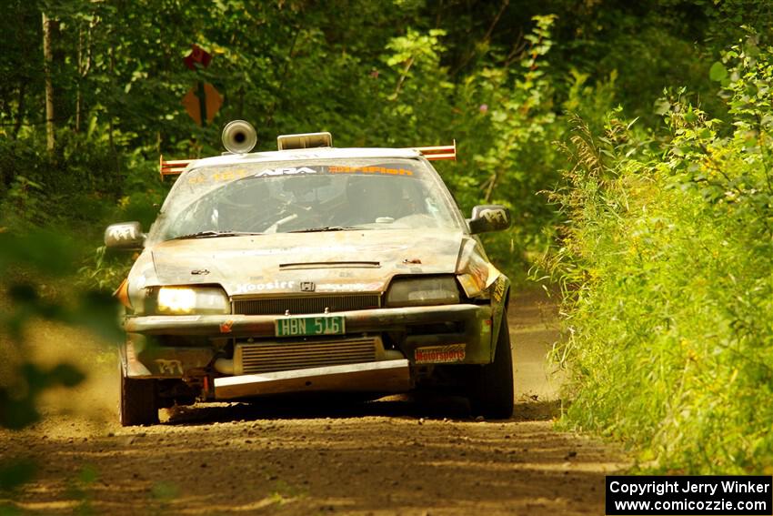 Bret Hunter / Kubo Kordisch Honda CRX on SS11, Anchor Hill NB.