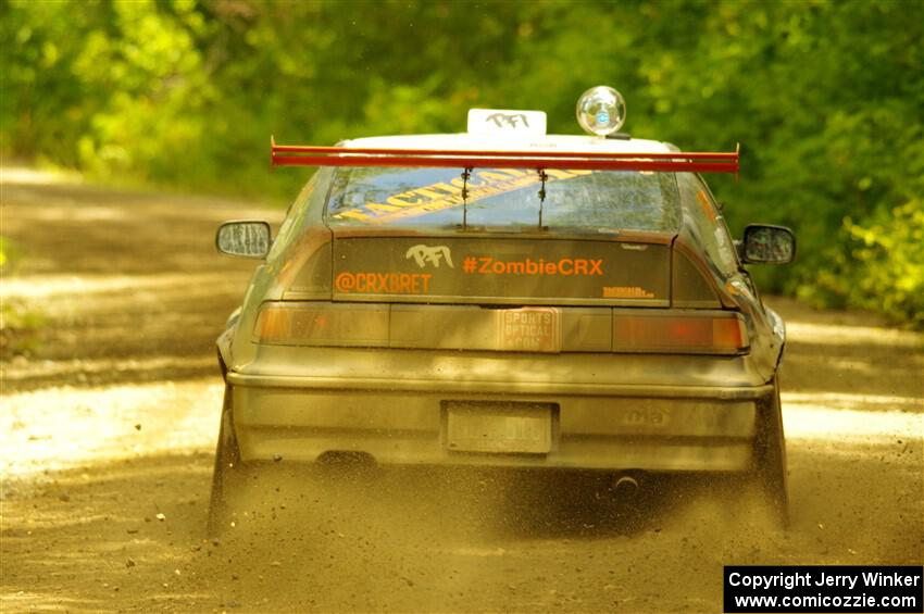 Bret Hunter / Kubo Kordisch Honda CRX on SS11, Anchor Hill NB.