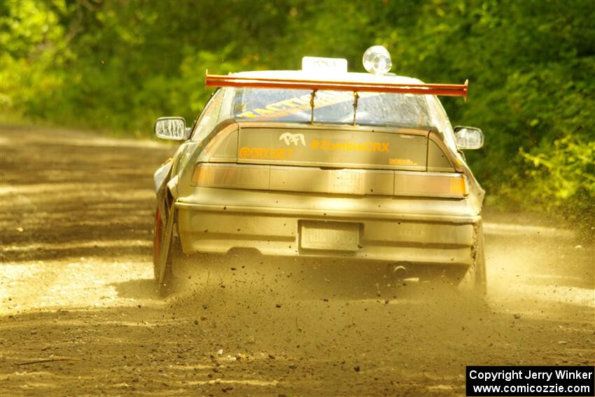 Bret Hunter / Kubo Kordisch Honda CRX on SS11, Anchor Hill NB.