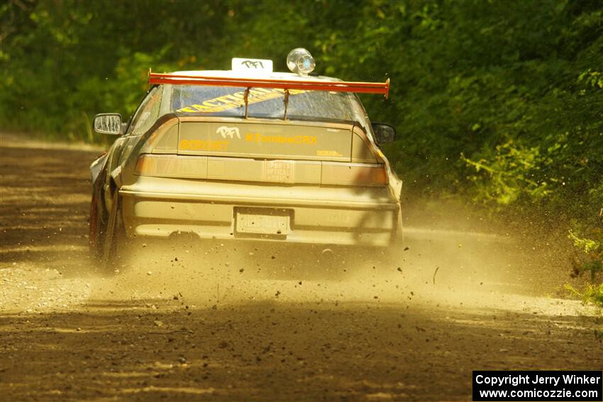 Bret Hunter / Kubo Kordisch Honda CRX on SS11, Anchor Hill NB.