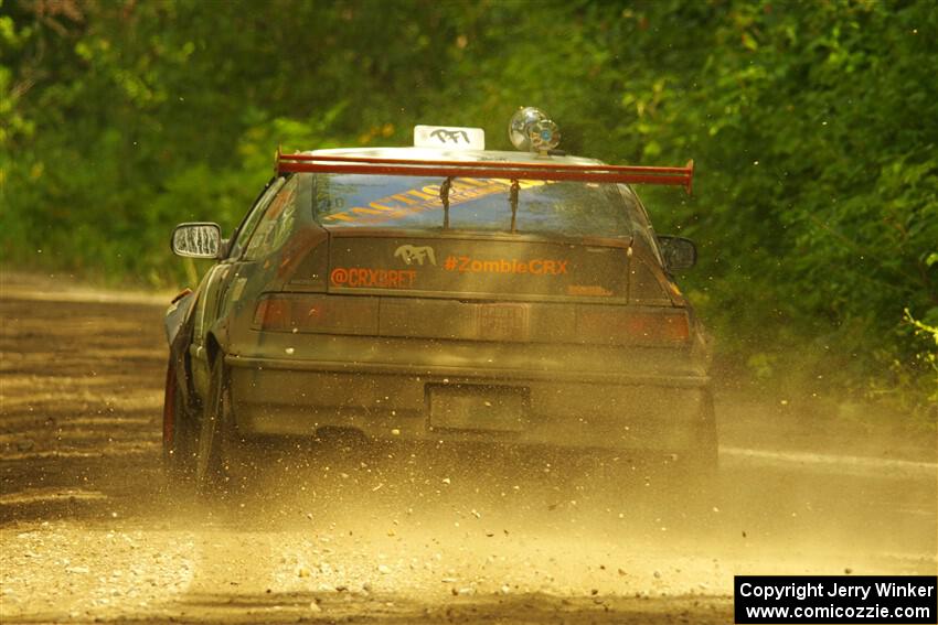 Bret Hunter / Kubo Kordisch Honda CRX on SS11, Anchor Hill NB.