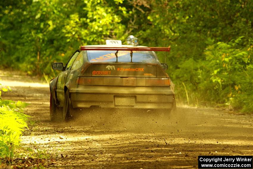 Bret Hunter / Kubo Kordisch Honda CRX on SS11, Anchor Hill NB.