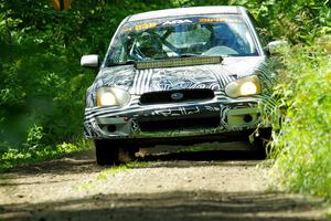 David Peretz / Brandon Panek Subaru Impreza 2.5RS on SS11, Anchor Hill NB.