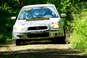 David Peretz / Brandon Panek Subaru Impreza 2.5RS on SS11, Anchor Hill NB.