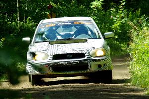 David Peretz / Brandon Panek Subaru Impreza 2.5RS on SS11, Anchor Hill NB.