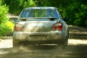 David Peretz / Brandon Panek Subaru Impreza 2.5RS on SS11, Anchor Hill NB.