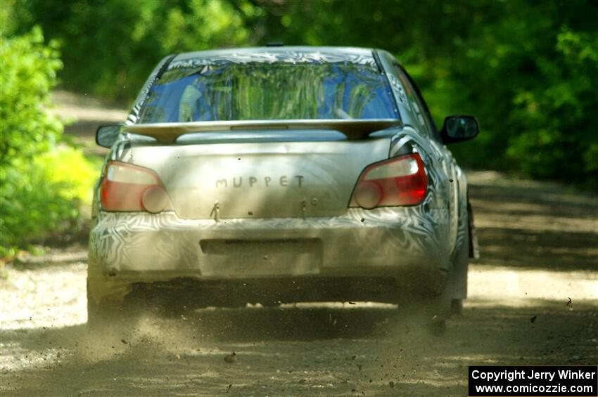 David Peretz / Brandon Panek Subaru Impreza 2.5RS on SS11, Anchor Hill NB.