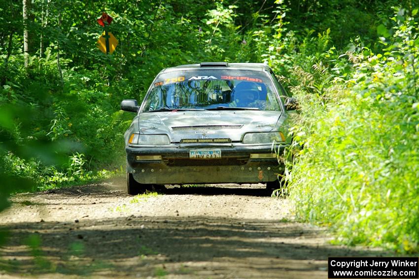 Nick Lyle / Kevin Dobrowolski Honda Civic Si on SS11, Anchor Hill NB.