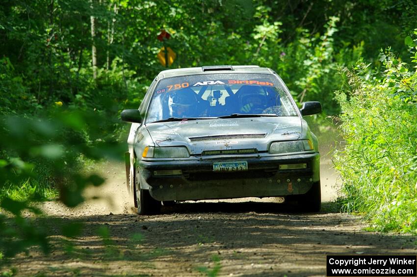 Nick Lyle / Kevin Dobrowolski Honda Civic Si on SS11, Anchor Hill NB.