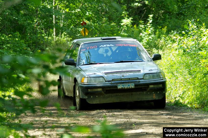 Nick Lyle / Kevin Dobrowolski Honda Civic Si on SS11, Anchor Hill NB.