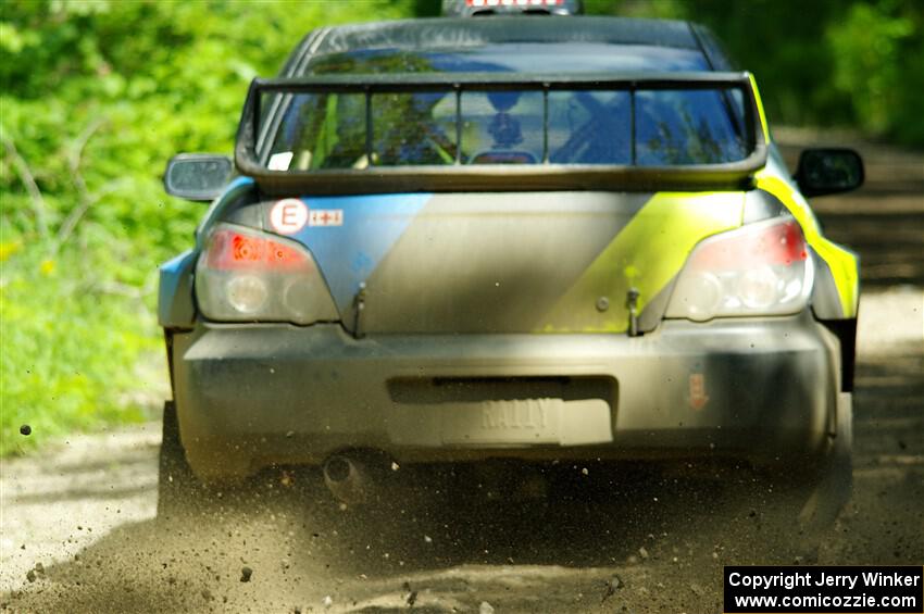 Colin Gleason / Quinn Trumbower Subaru Impreza 2.5RS on SS11, Anchor Hill NB.