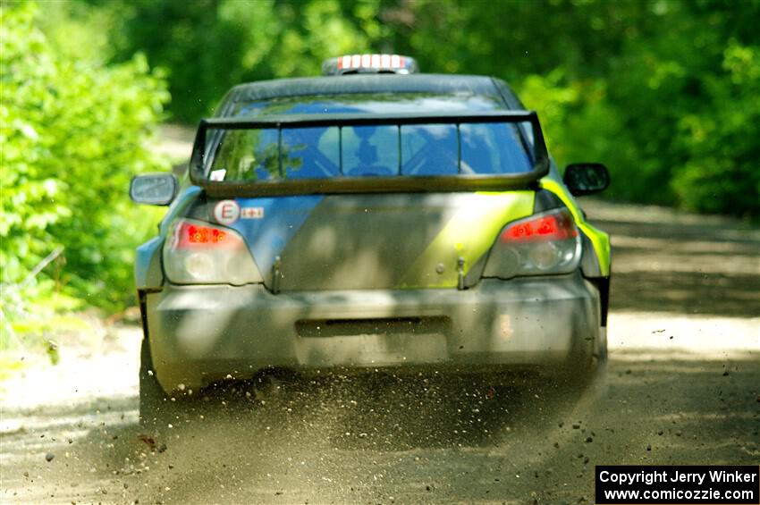 Colin Gleason / Quinn Trumbower Subaru Impreza 2.5RS on SS11, Anchor Hill NB.