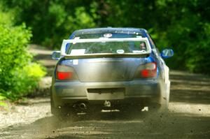 Kristen Tabor / Jan Tabor Subaru WRX on SS11, Anchor Hill NB.