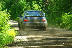 Kristen Tabor / Jan Tabor Subaru WRX on SS11, Anchor Hill NB.