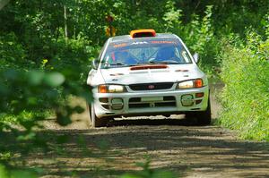 Richard Donovan / Greg Donovan Subaru Impreza on SS11, Anchor Hill NB.